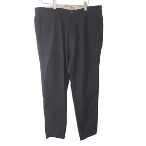 Zara Man Dress Pants 32 Mens Black High Rise Skinny Leg Pockets Work Casual